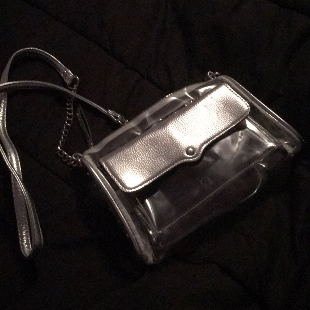 Clear and Silver Purse